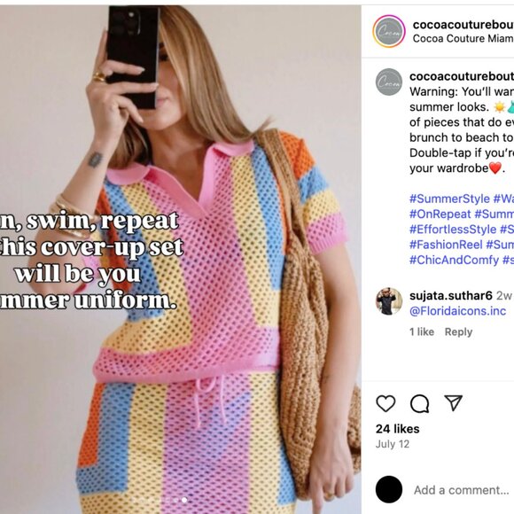 EUC Mango 2 piece Crochet Top Skirt Set - Picture 5 of 10